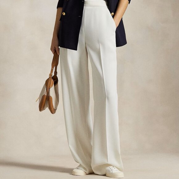 Polo Ralph Lauren Satin Wide-Leg Pant - Picture 1 of 6